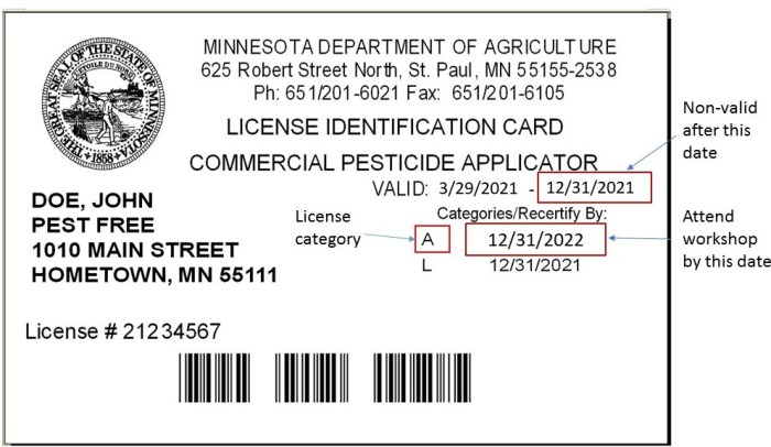 Minnesota pesticide applicator test answers